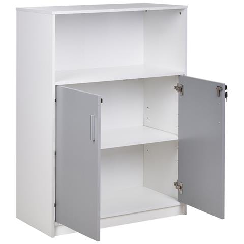 Armadietto Da Ufficio Zehna Grigio Chiaro - Foto 2