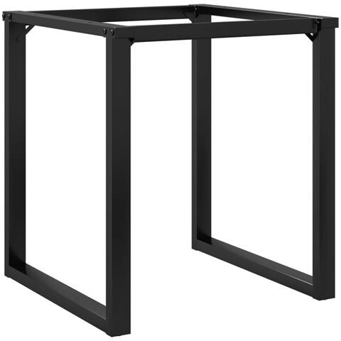 Telaio Gambe A O Per Tavolo Da Pranzo 70x70x73 Cm In Ghisa - Foto 2