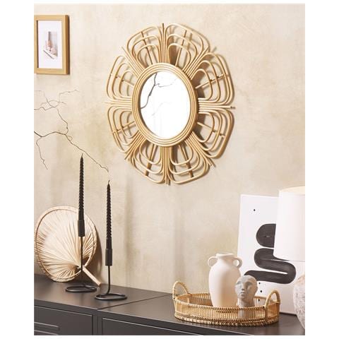 Specchio Pasaku Rattan Naturale - Foto 1