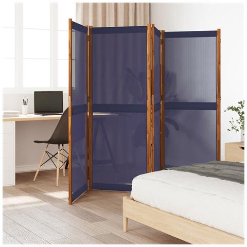 Divisorio A 4 Pannelli Blu Scuro 280x180 Cm - Foto 1