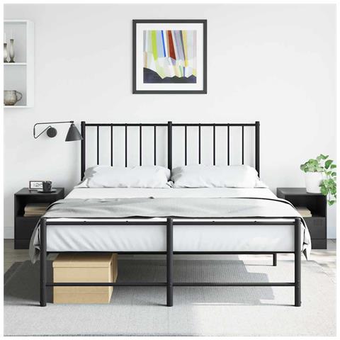 Comodini 2 pz Neri 34,5x39x44 cm in Acciaio - Foto 10