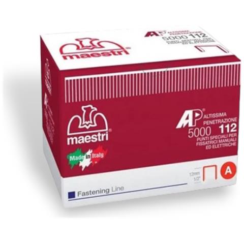 Punti Spillette Ap Per Fissatrici Confezione 5000 Pezzi Ro-ma - Art. Ap114 - 14 Mm - Foto 1