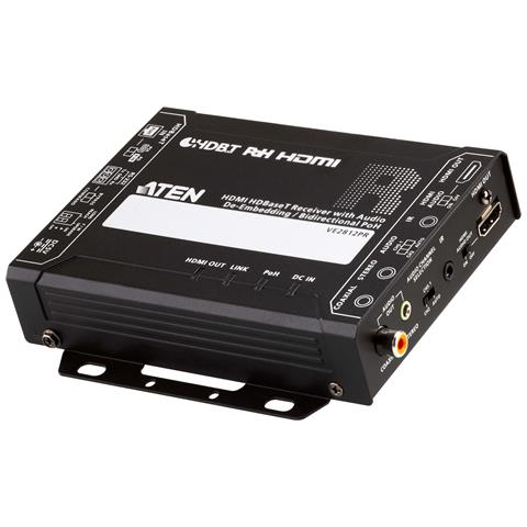 Ricevitore HDBaseT HDMI con de-embedding audio / PoH bidirezionale (4 K a 100 m) (HDBaseT Class A) (PoH PSE e PD) - Foto 1