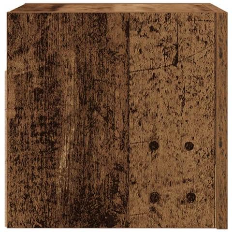 Armadietti Tv Montati A Parete Legno Antico 30,5x30x30 Cm - Foto 10
