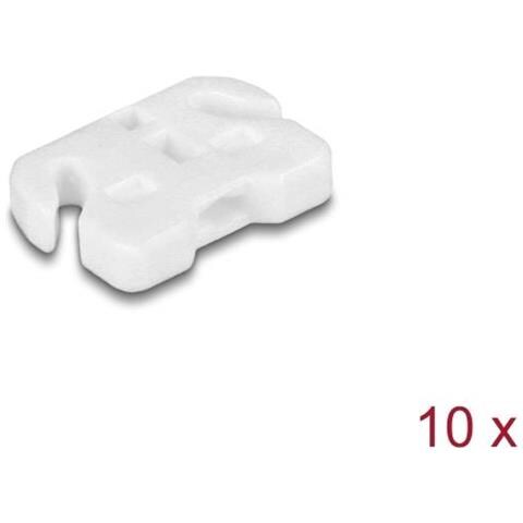 20962 Clip Sicura Bloccaporte Usb Tipo A Bianco 10 Pz - Foto 1