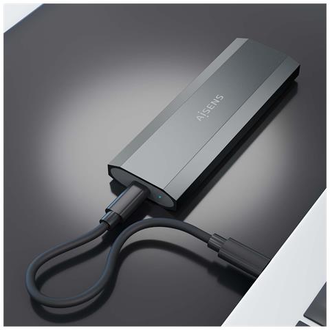 AISENS ASM2-029GR contenitore di unità di archiviazione Box esterno SSD Grigio M. 2 - Foto 2