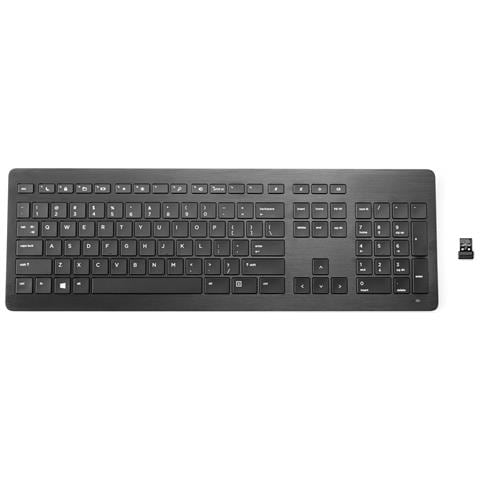 Tastiera Wireless Z9N41AA#ABB  per Universale (Layout QWERTY) Colore Nero - Foto 1