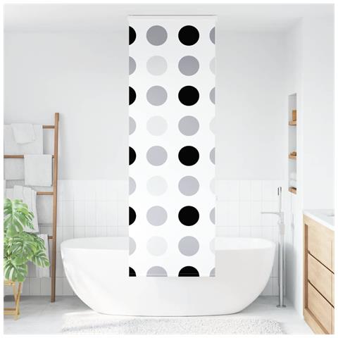 Tenda A Rullo Doccia Con Cassonetto 70x240 Cm Larghezza Tessuto - Foto 2