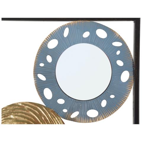 Decorazione In Metallo 3d Cerchi 8 - Multicolore - Metallo - 31x3x90 Cm - Foto 2