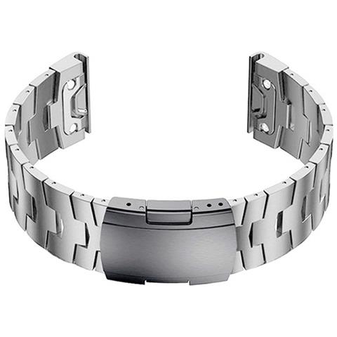 Cinturino Per Orologio In Acciaio Inossidabile A Sgancio Rapido Da 22 Mm Per Garmin Fenix - Foto 1