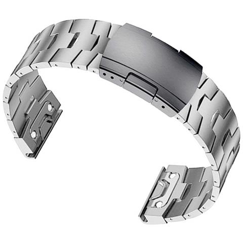 Cinturino Per Orologio In Acciaio Inossidabile A Sgancio Rapido Da 22 Mm Per Garmin Fenix - Foto 2