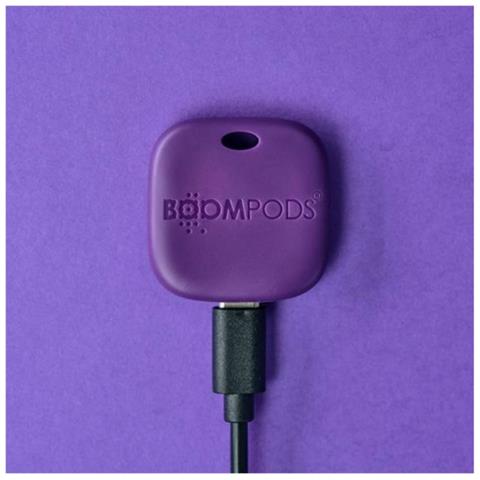 Tracker Bluetooth Ricaricabile Usb-c Per Chiavi, Borsa E Valigia Compatibile Trova Il Mio, Viola - Foto 10