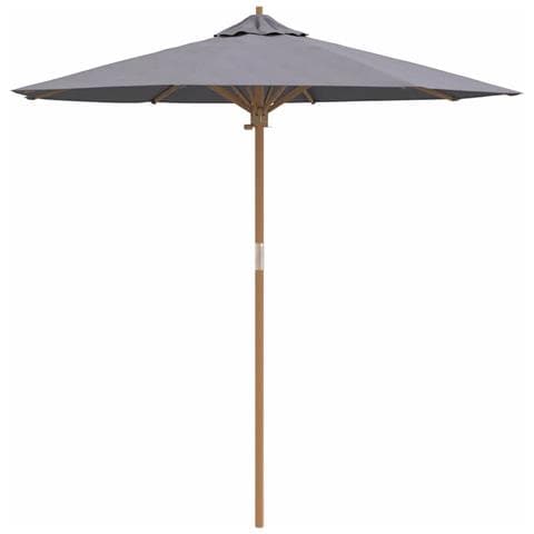 Parasol da giardino  Grigio Scuro 217x230 cm in Bambù - Foto 1