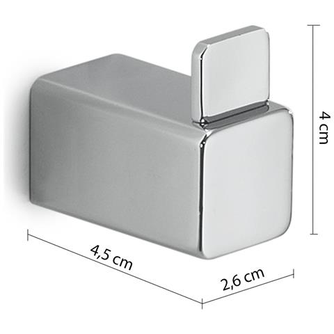 Appendiabiti Da Muro In Acciaio Inox, Alluminio E Cromall Sg26 Serie Spluga Cromato - Foto 2