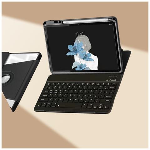 Custodia Con Tastiera Bluetooth Rotante A 360° Con Supporto Per Tab A9 Plus 11 (x210/x216) Con Slot Per Penna A Sinistra - Foto 3