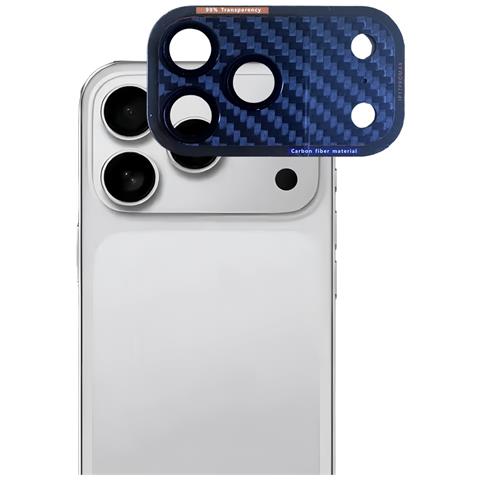 Protezione Obiettivo Fotocamera Integrata In Fibra Di Carbonio Di Alta Qualità Compatibile Con Iphone 17 Pro Max - Foto 2