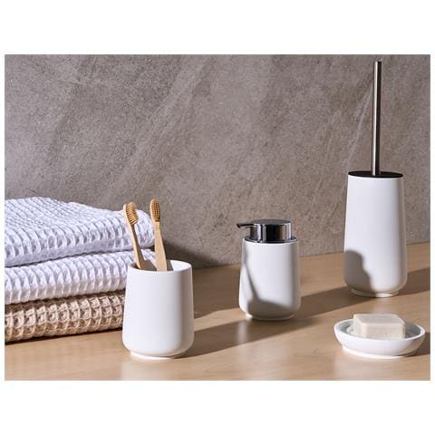 Set Da 4 Accessori Per Il Bagno Suches Bianco - Foto 1