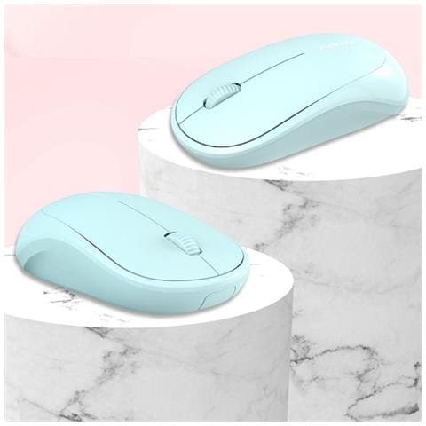 Mouse Wireless Portatile 2.4ghz Con Ricevitore Usb, Mouse Ottico 1200 Dpi Per Laptop Blue - Foto 2