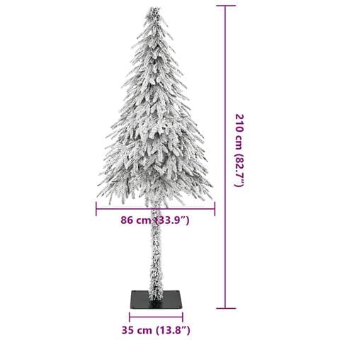 Albero di Natale artificiale Bianco 86 x 86 x 210 cm - Foto 7