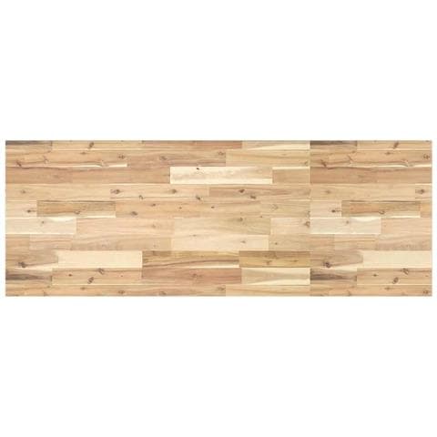 Piano Scrivania Non Trattato 140x50x2cm Legno Massello Acacia - Foto 1