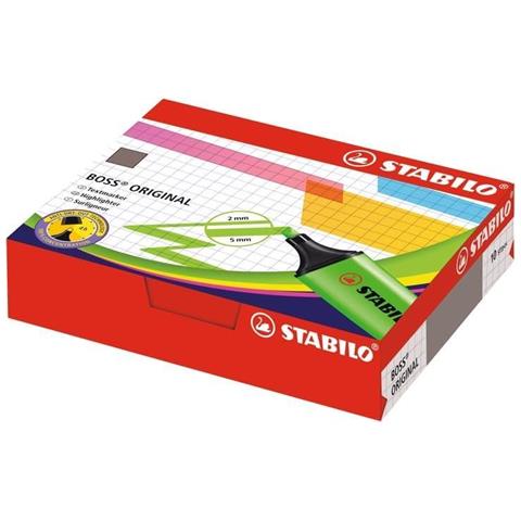 BOSS ORIGINAL - Evidenziatore - Confezione da 10 - Verde - Foto 10