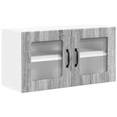 Mobile da cucina con lo scaffale Grigio Sonoma 80 x 31 x 40 cm - Foto 1