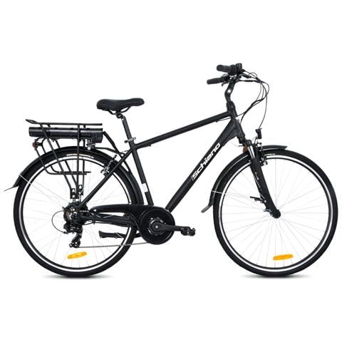 City Bike 28'' - E-bike Pieghevole In Alluminio, Ruote 28'', Cambio 21 Velocità, Motore 250 W, Batteria 36v X 10,4 Ah - Colore Nero - Foto 1