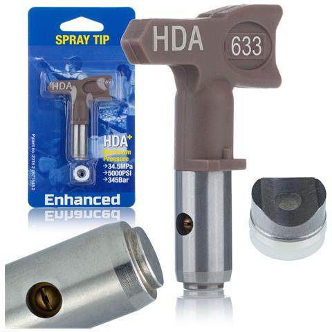 Ugello Di Spruzzatura Hda+ 633 - Larghezza 30cm | Compatibile Con Graco, Titan, Wagner | Materiale Nichelato, Resistente Alla Corrosione - Foto 1