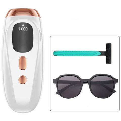 Dispositivo Di Epilazione Laser Ipl - Spina Ue, Riduzione Permanente E Indolore Dei Peli Per Viso E Corpo White - Foto 1