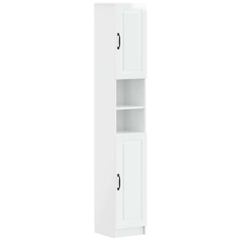 Set di armadietti da bagno in 3 pezzi UTRECHT Bianco Lucido - Foto 2