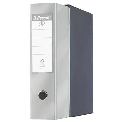 Raccoglitore per documenti Esselte Eurofile - 330 mm Larghezza x 230 mm Lunghezza Dimensione Foglio - Polipropilene, Cartone - Grigio - 8 / Pacco - Foto 2