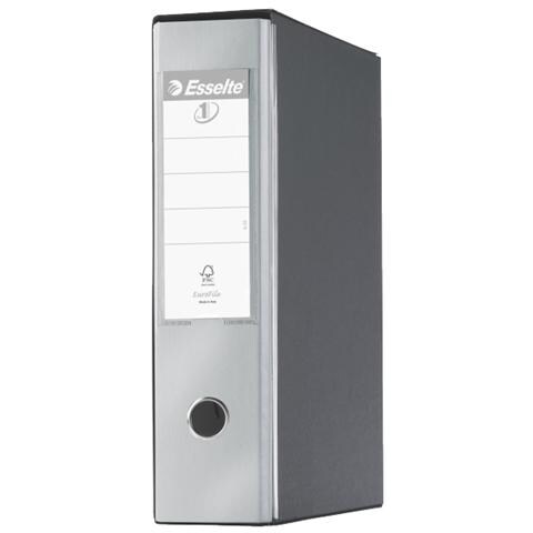 Raccoglitore per documenti Esselte Eurofile - 330 mm Larghezza x 230 mm Lunghezza Dimensione Foglio - Polipropilene, Cartone - Grigio - 8 / Pacco - Foto 4