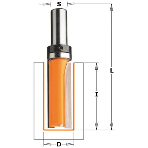 Fresa A Tagli Diritti Hw Z2 S=6 D=15x30x66.5 C/cusc. 712.150.11b - Foto 1