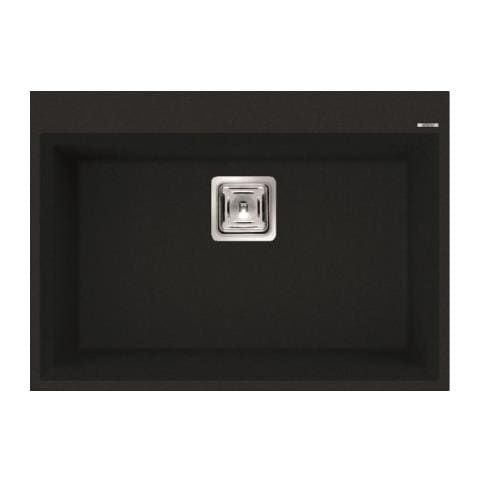 Lavello Karisma Keratek Plus 120 70x50 cm 1 vasca Colore Nero Assoluto 86 - Foto 1