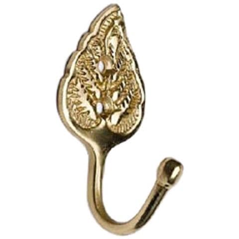 Bh01605, 30 X 65 X 30 Mm Tenda Disegno Della Pala Tieback - In Ottone Massiccio (2 Pezzi)  - Foto 1