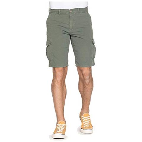 CARRERA JEANS - Carrera Bermuda Con Tasconi Mod. 618 Uomo Verde Militare Xl  - ePRICE