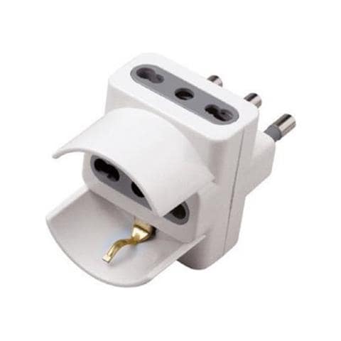 Adattatore Presa Tipo L e Tipo F Bianco - Foto 2