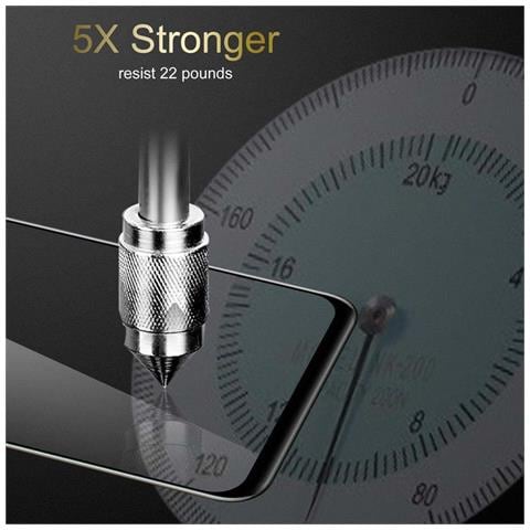 Pellicola Armatura A Schermo Intero Compatibile Con Apple Iphone 6 Plus / Iphone 6s Plus In Trasparente Con Nero - Vetro Temperato (tempered) Di Protezione Del Display In Durezza 9h Con 3d Touch - Foto 11