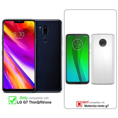 Custodia Compatibile Con Lg G7 Thinq In Candy Blu - Coperchio Protettivo In Silicone Tpu Flessibile - Foto 9