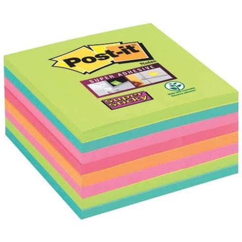 Foglietti Super Sticky Notes Assortiti Conf. 8 Blocchetti Da 45 Ff - 654-8ss-rbw-eu - Foto 1