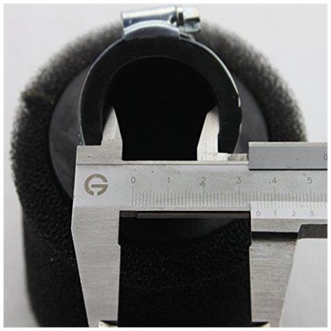 35 Millimetri Filtro Dellaria Collo Piegato Tubo Per Atv Quad Dirt Pit Bike Go Kart - Foto 4