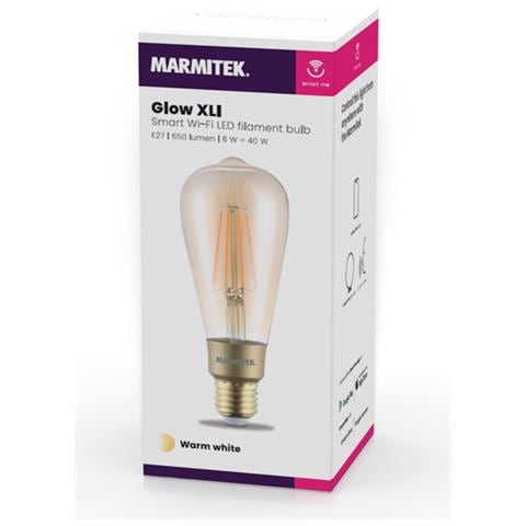 Glow Xli Lampadina Intelligente 6w Trasparente Wifi Giallo - Foto 3