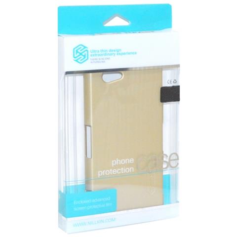 Nillkin Custodia Frosted Shell Posteriore Rigida Antiscivolo Samsung Galaxy S5 G900 Gold - Foto 2