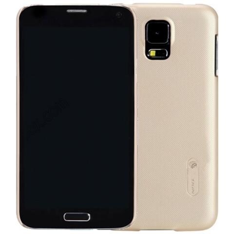 Nillkin Custodia Frosted Shell Posteriore Rigida Antiscivolo Samsung Galaxy S5 G900 Gold - Foto 3