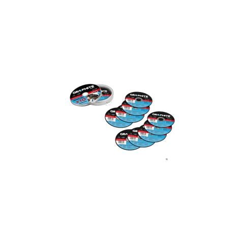 Scatola Per Dischi Da Taglio, 115mm 10x 115x1.0mm, Metallo, 41 A60-t-bf, Confezione Da 10 Pezzi - Foto 1