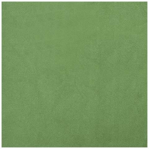 Sedia a Dondolo Verde Chiaro in Velluto - Foto 2