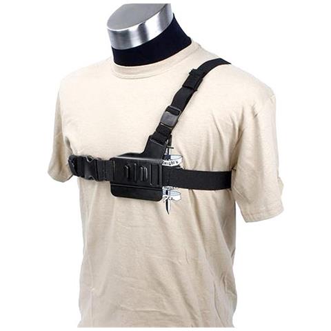 Fascia Elastica Sport Torace-spalla Regolabile Per Gopro Hero - Action Cam Nilox Trevi Black - Foto 2