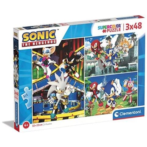 Sonic Supercolor Puzzle 3x48 Pezzi - Foto 1