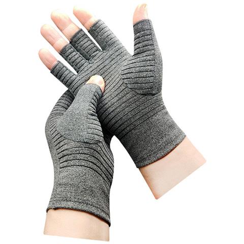 Guanti A Compressione 1 Paio Grey M - Foto 2