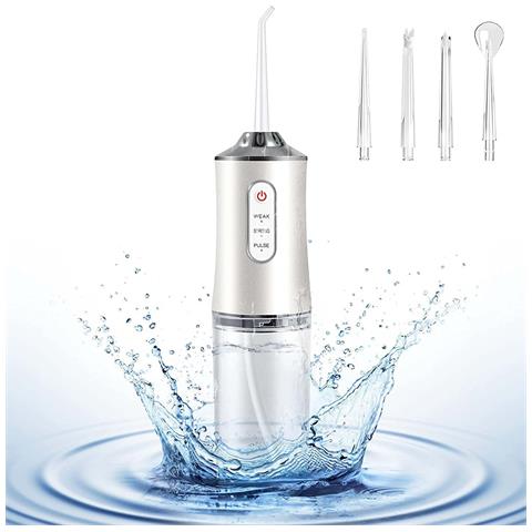 Idropulsore Dentale Oral Irrigator Mini Cordless Senza Fili Ricaricabile Usb - Foto 2